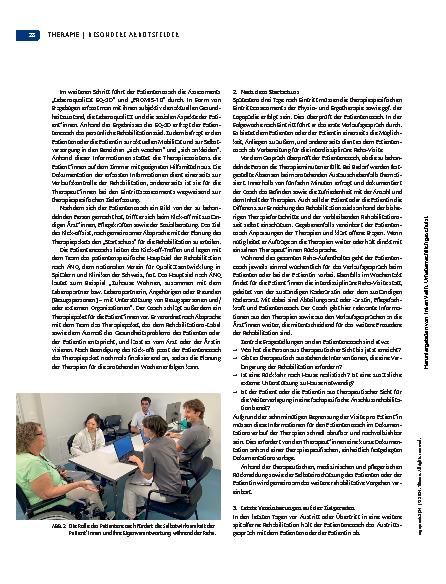 Vorschauseite 3: Brücke zur Therapie, Medizin und Pflege