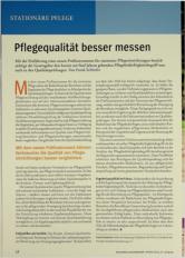 Vorschauseite 1: Pflegequalität besser messen