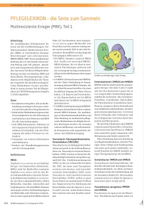 Vorschauseite 1: Multiresistente Erreger (MRE), Teil 1