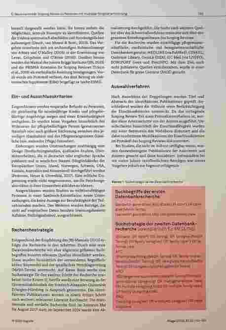 Vorschauseite 3: Berufstätige Personen mit gleichzeitiger Erziehungsund Pflegeverantwortung
