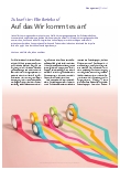 Vorschauseite 1: Zukunft im Klinikeinkauf. Auf das Wir kommt es an!