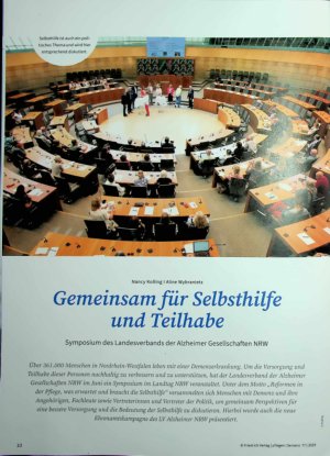 Vorschauseite 1: Gemeinsam für Selbsthilfe und Teilhabe