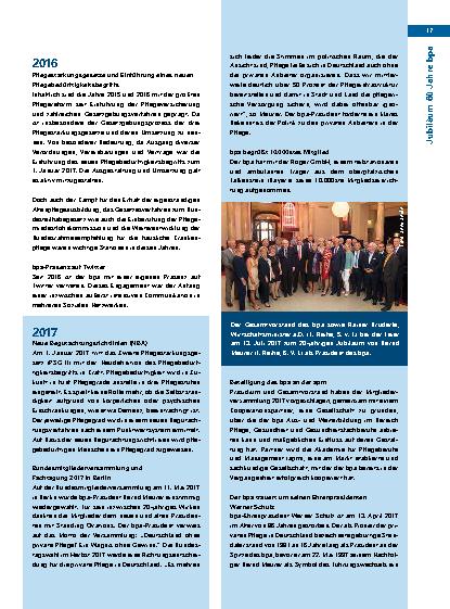 Vorschauseite 4: 60 Jahre bpa – 60 Jahre private Altenpflege