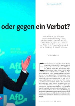 Vorschauseite 2: Für oder gegen Verbot?