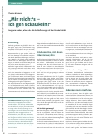 Vorschauseite 1: „Mir reicht s – ich gehe schaukeln!“
