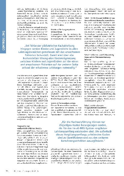 Vorschauseite 2: Zusätzliche Erlöse für die (teil-)stationäre Versorgung von Kindern und Jugendlichen