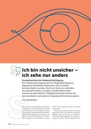 Vorschauseite 1: Ich bin nicht unsicher – ich sehe nur anders