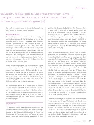 Vorschauseite 4: Auswirkungen einer aktivitätsorientierten Physiotherapie mit und ohne Training der Augenbewegung auf das dynamische Gleichgewicht, die funktionelle Mobilität und die Augenbewegung…