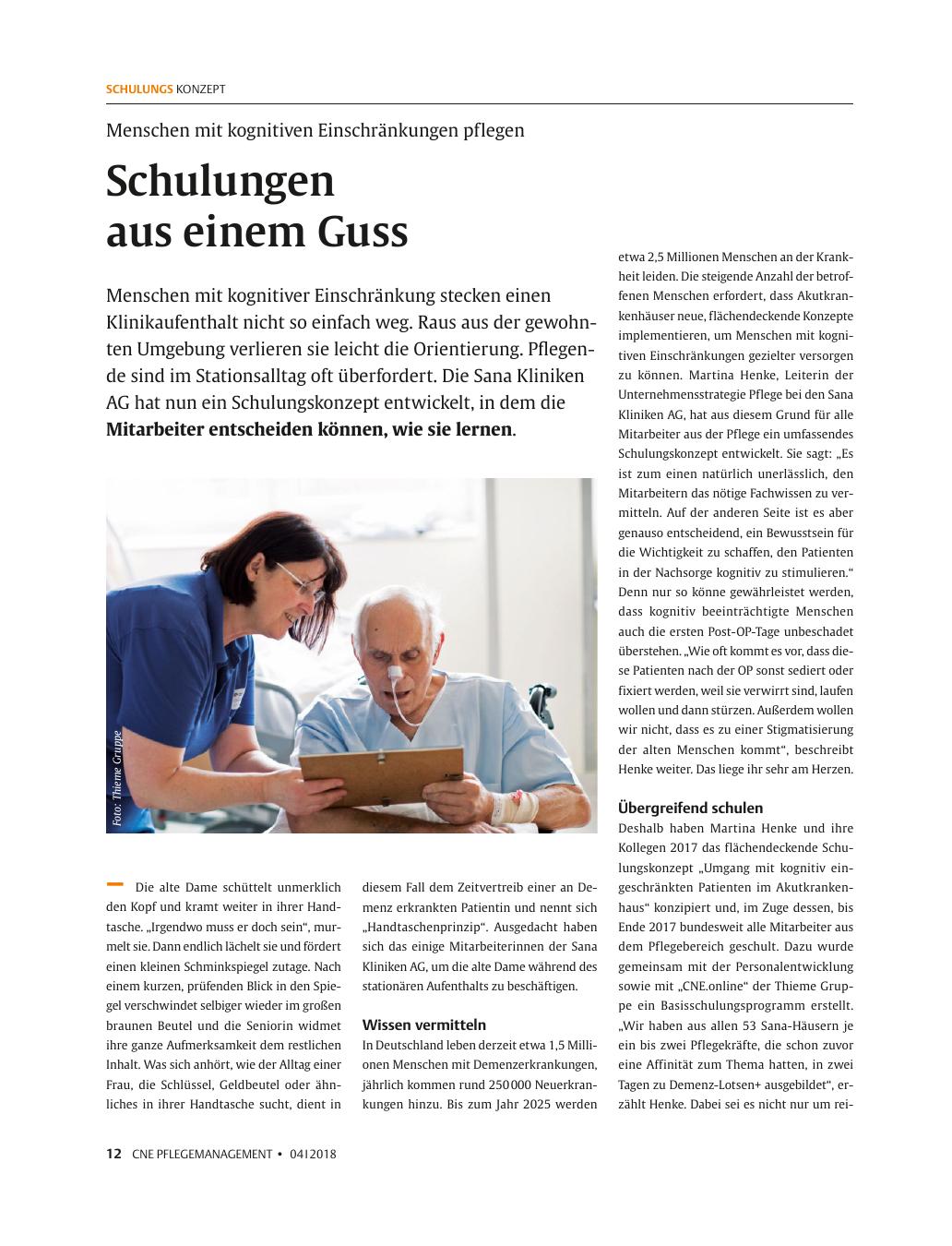 Vorschauseite 1: Schulungen aus einem Guss