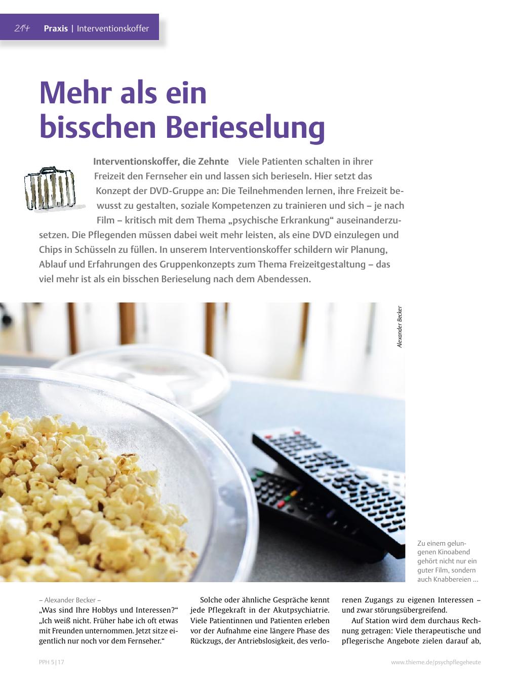 Vorschauseite 1: Mehr als ein bisschen Berieselung