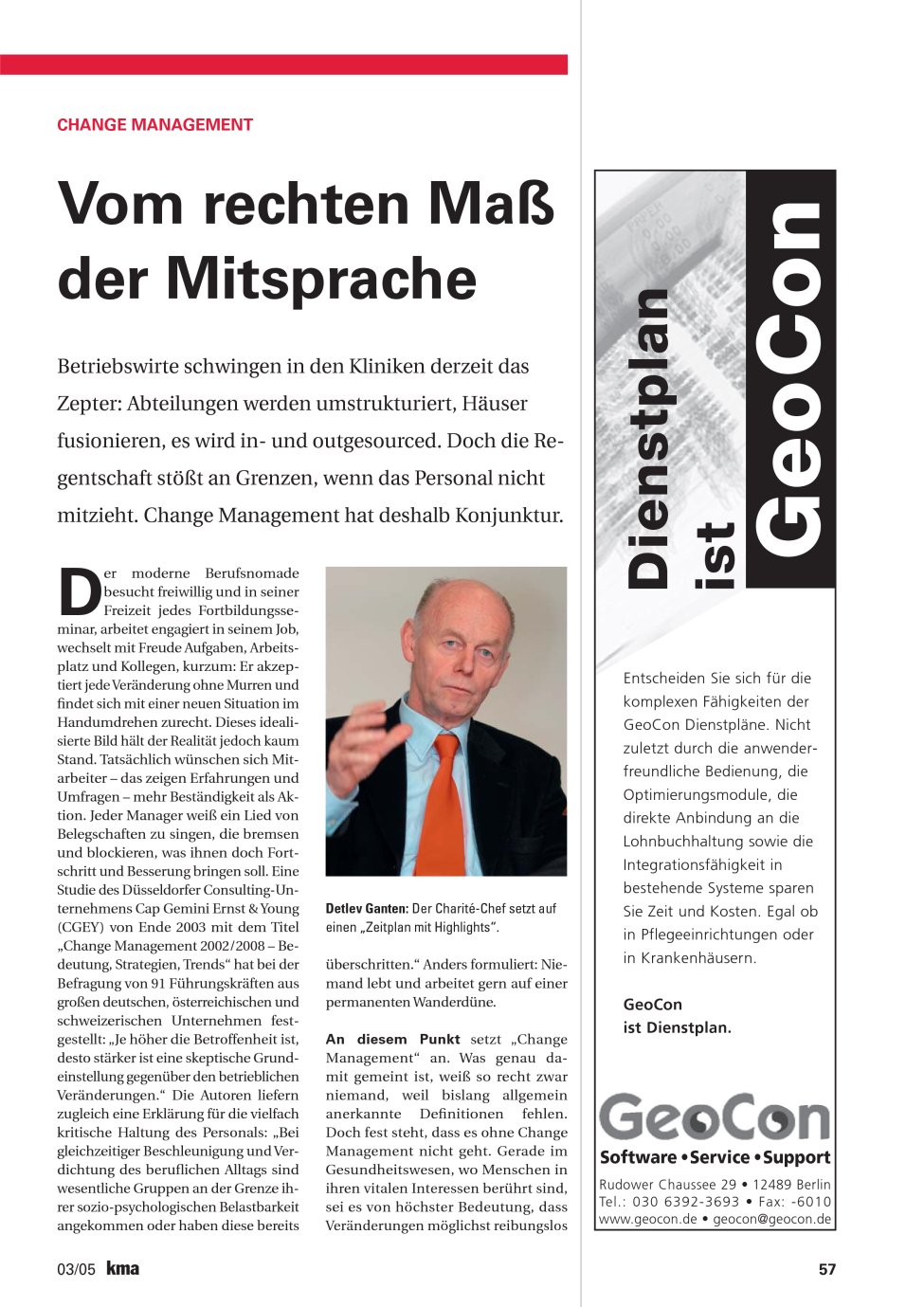 Vorschauseite 1: Vom rechten Maß der Mitsprache