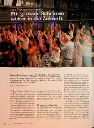 Vorschauseite 1: Mit grossen Schritten weiter in die Zukunft