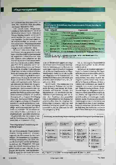 Vorschauseite 2: Pflegeorganisation neu denken: Entwicklung Praxisstandard Primary Nursing ambulante Pflege