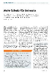 Vorschauseite 1: Mehr Schutz für Betreute