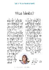 Vorschauseite 1: Corrected: Was bleibt?