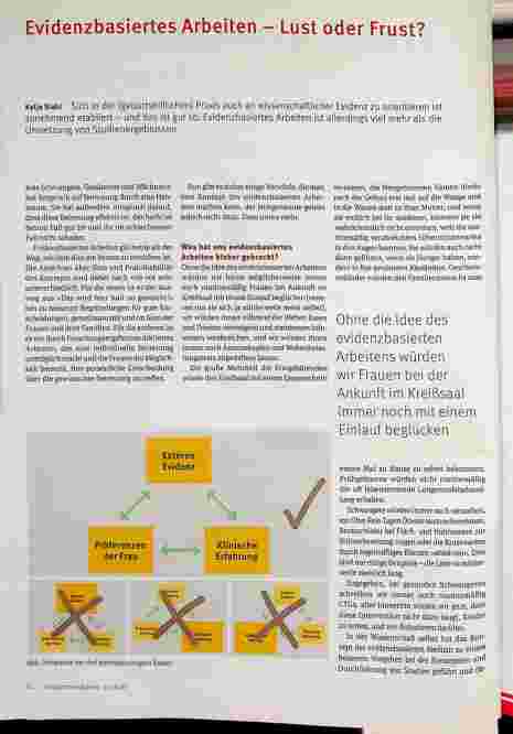 Vorschauseite 1: Evidenzbasiertes Arbeiten - Lust oder Frust?