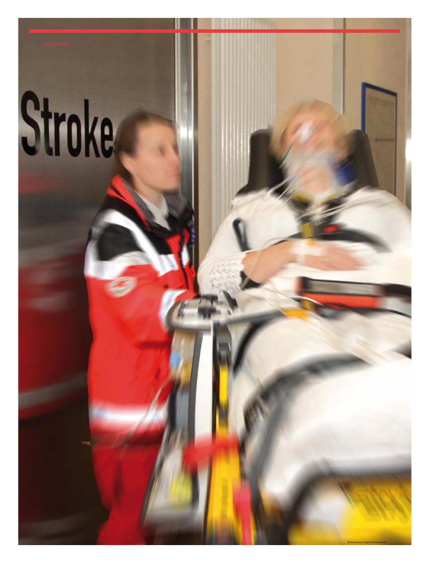 Vorschauseite 1: Schlaganfall ? Wenn jede Sekunde zählt