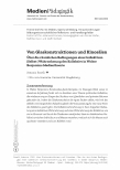 Vorschauseite 1: Von Glaskonstruktionen und Kinosälen: Über die räumlichen Bedingungen einer kollektiven (Selbst-)Wahrnehmung des Kollektivs in Walter Benjamins Medientheorie