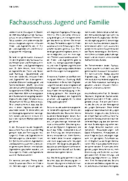 Vorschauseite 2: Fachausschuss Soziale Berufe und Bürgerschaftliches Engagement