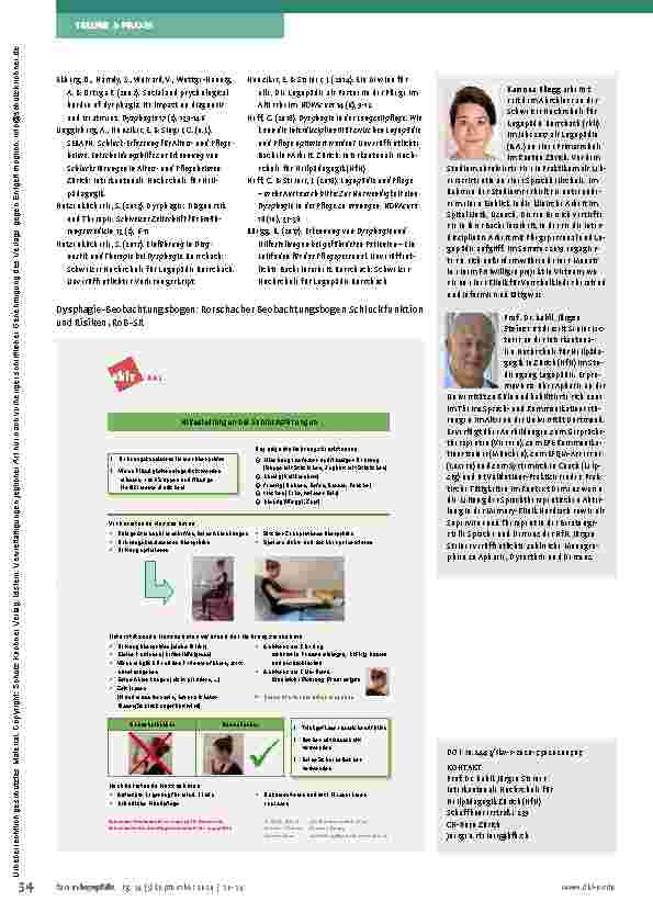 Vorschauseite 5: Dysphagie – Logopädische Kompetenz für die Pflege
