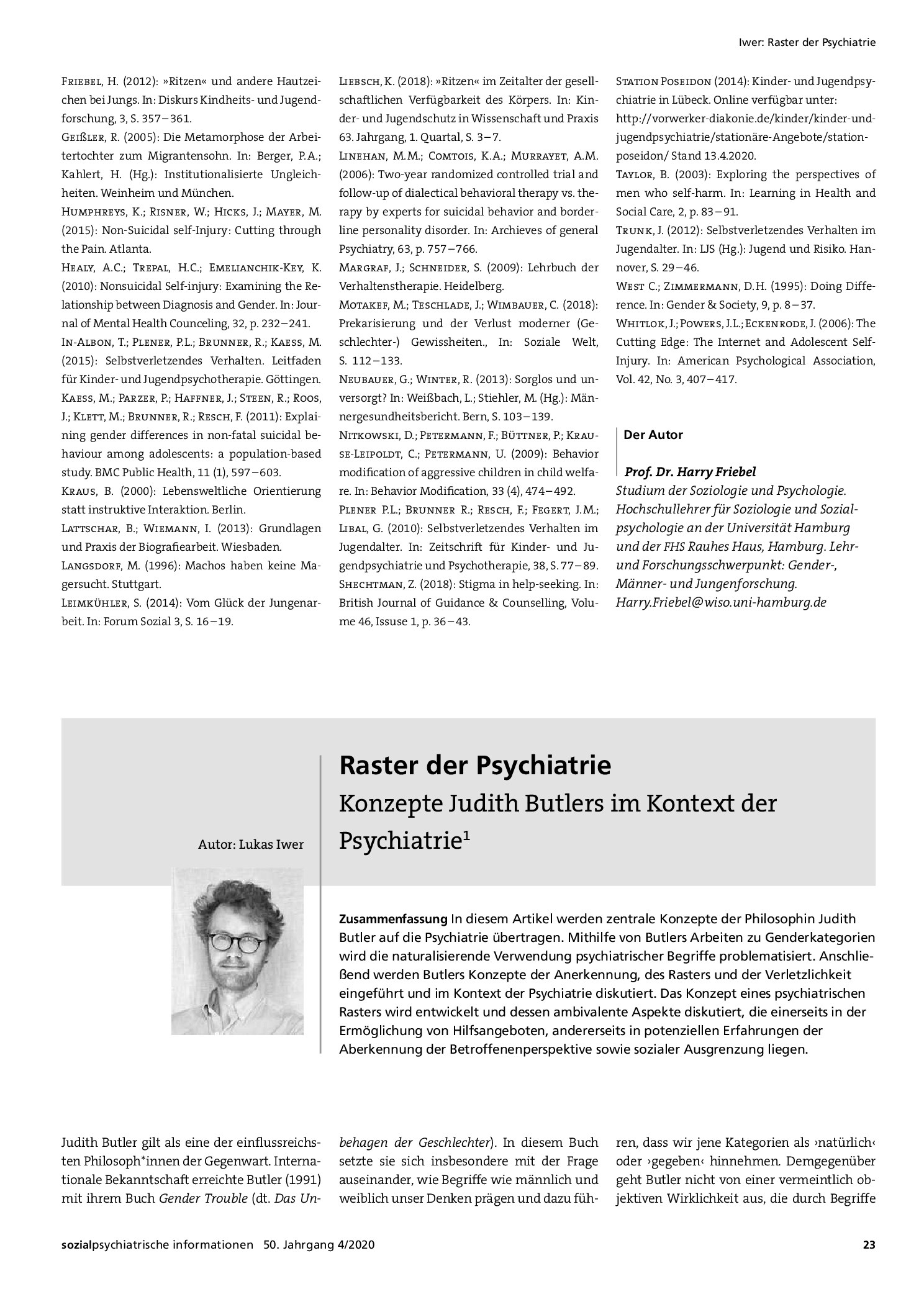 Vorschauseite 1: Raster der Psychiatrie – Konzepte Judith Butlers im Kontext der Psychiatrie