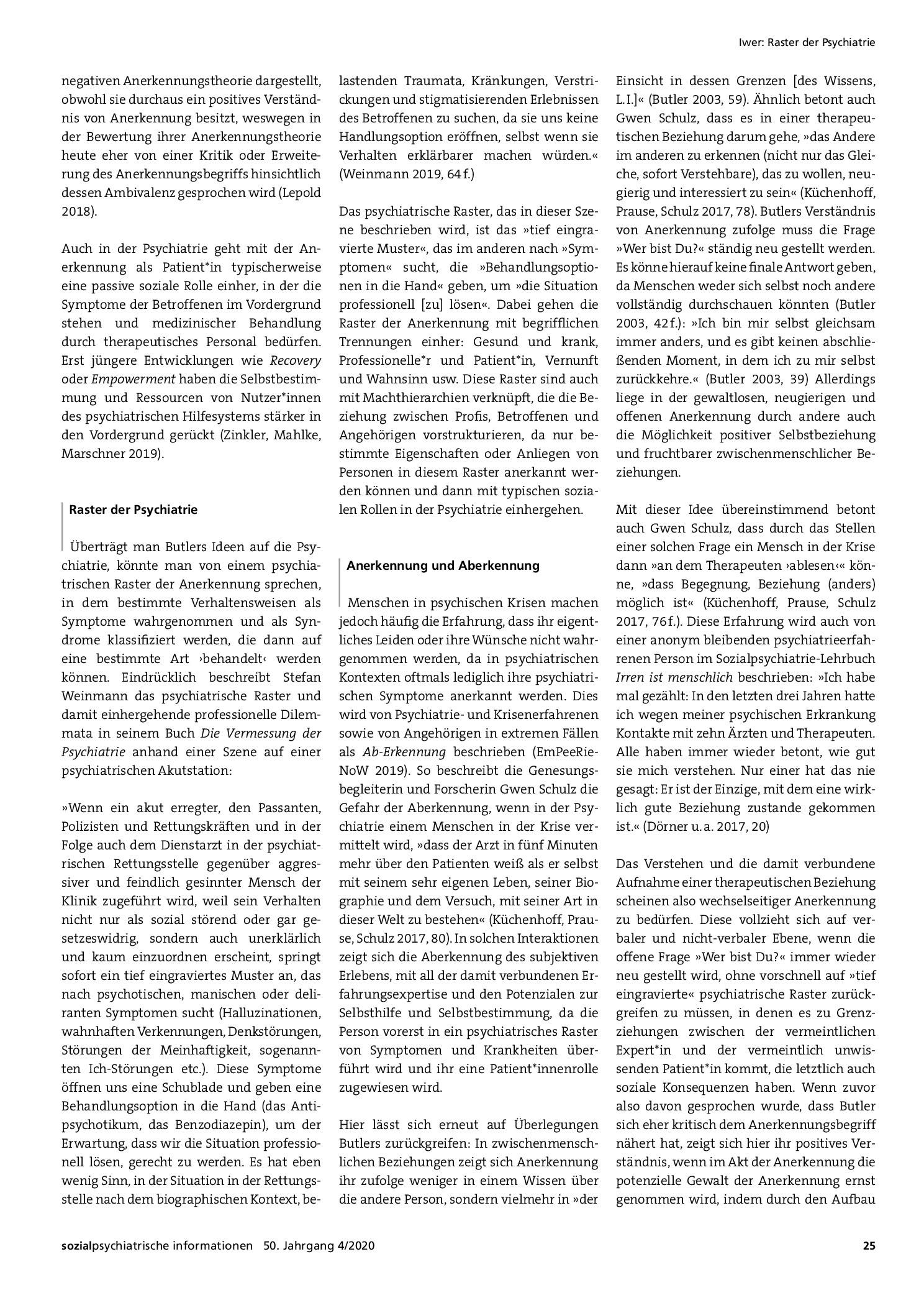 Vorschauseite 3: Raster der Psychiatrie – Konzepte Judith Butlers im Kontext der Psychiatrie