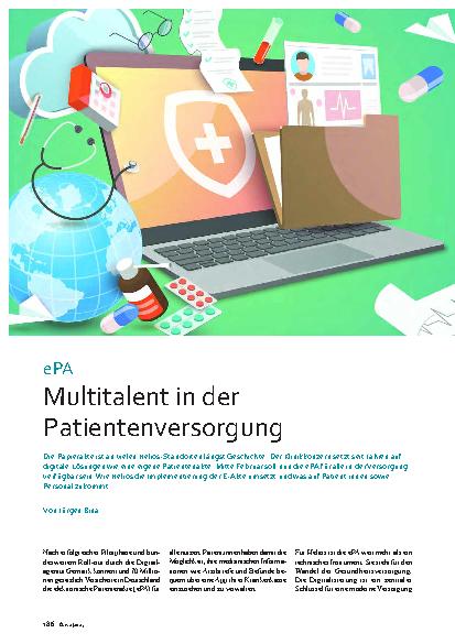 Vorschauseite 1: Multitalent in der Patientenversorgung