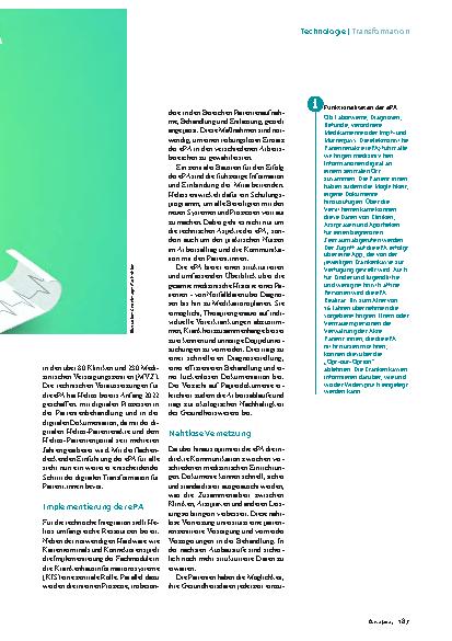 Vorschauseite 2: Multitalent in der Patientenversorgung
