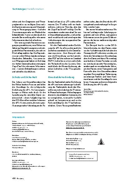 Vorschauseite 3: Multitalent in der Patientenversorgung