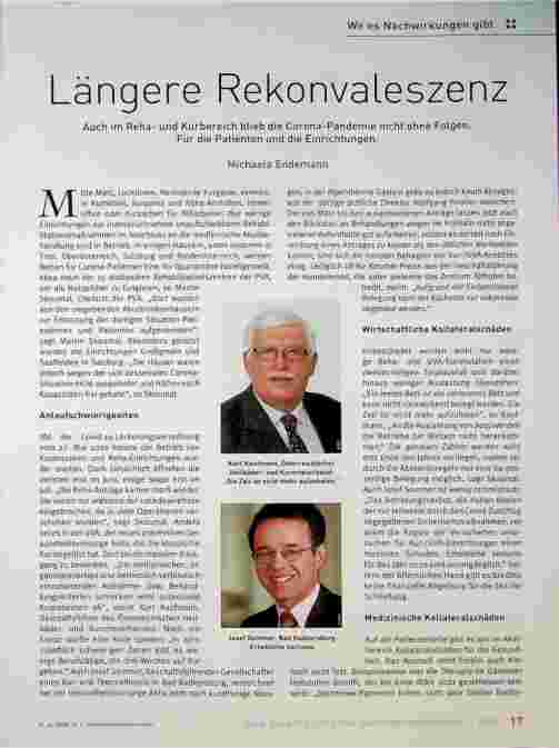 Vorschauseite 1: Längere Rekonvaleszenz