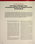 Vorschauseite 1: Vier Fragen an Benjamin Jäger, Vorstandsvorsitzender der Pflegegewerkschaft Bochumer Bund