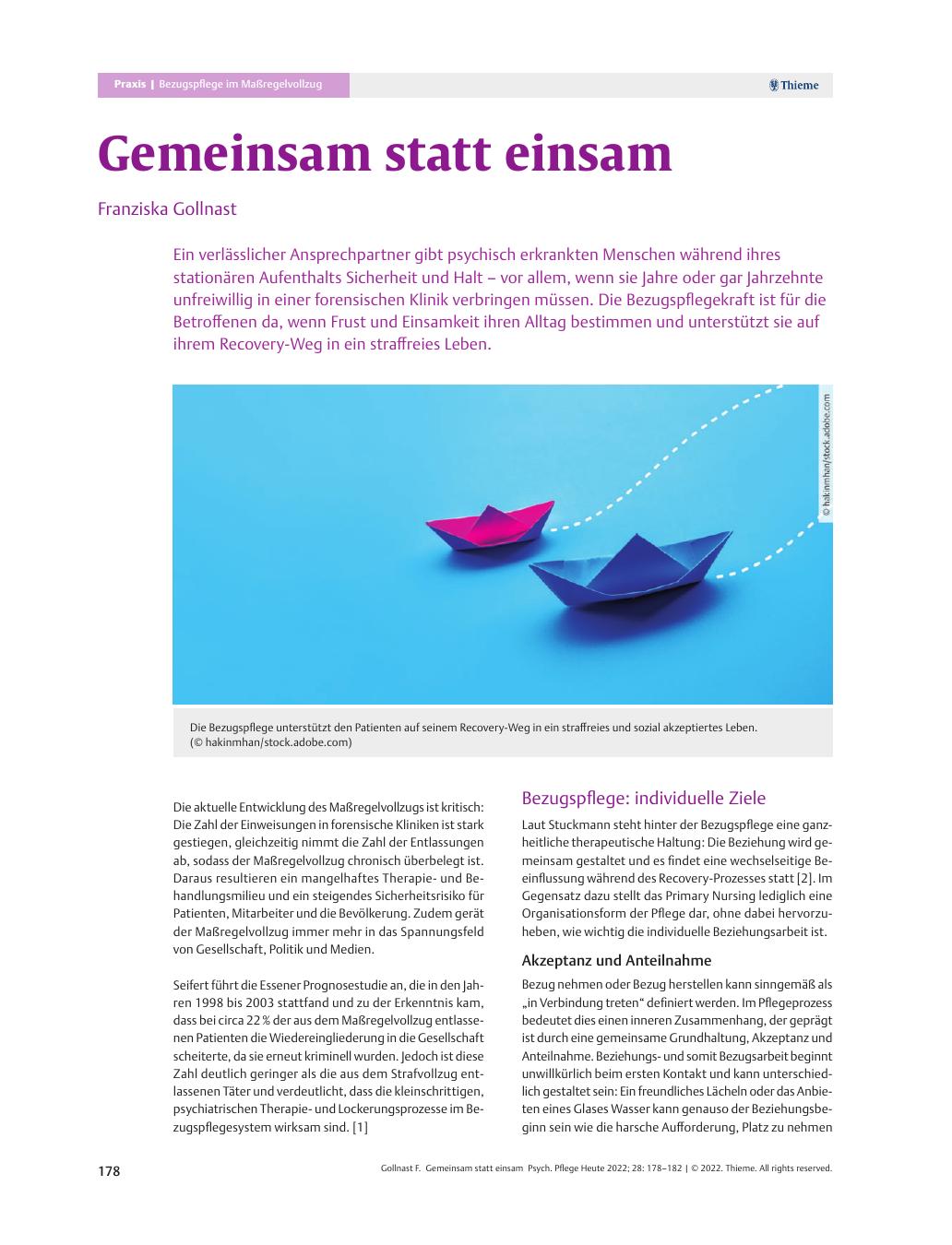 Vorschauseite 1: Gemeinsam statt einsam