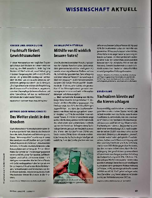 Vorschauseite 3: Wissenschaft aktuell