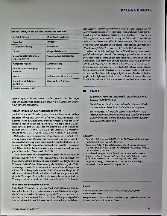 Vorschauseite 3: Wenn Wundmanagement (auch) Detektivarbeit ist.