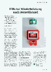 Vorschauseite 1: Hilfe bei Wiederbelebung nach Herzstillstand