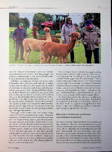 Vorschauseite 3: Land-WG mit Familienanschluss: Der Pflegebauernhof - ein Konzept, das Pflege und Landwirtschaft verbindet.