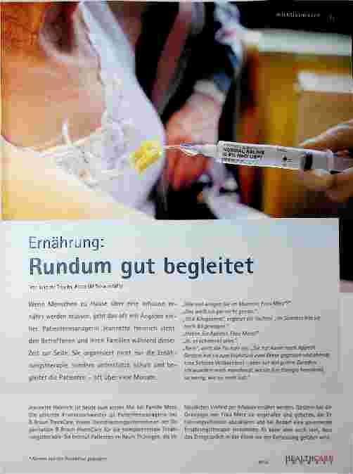 Vorschauseite 1: Ernährung: rundum gut begleitet