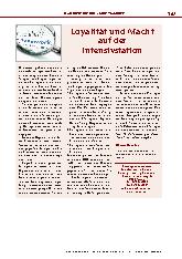 Vorschauseite 1: Loyalität und Macht auf der Intensivstation