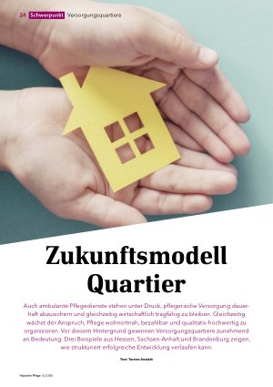 Vorschauseite 1: Zukunftsmodell Quartier