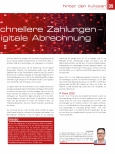 Vorschauseite 2: Einfaches Handling, schnellere Zahlungen - eine Vision für die digitale Abrechnung.