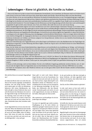 Vorschauseite 1: Lebenslagen – Riene ist glücklich, die Familie zu haben. .