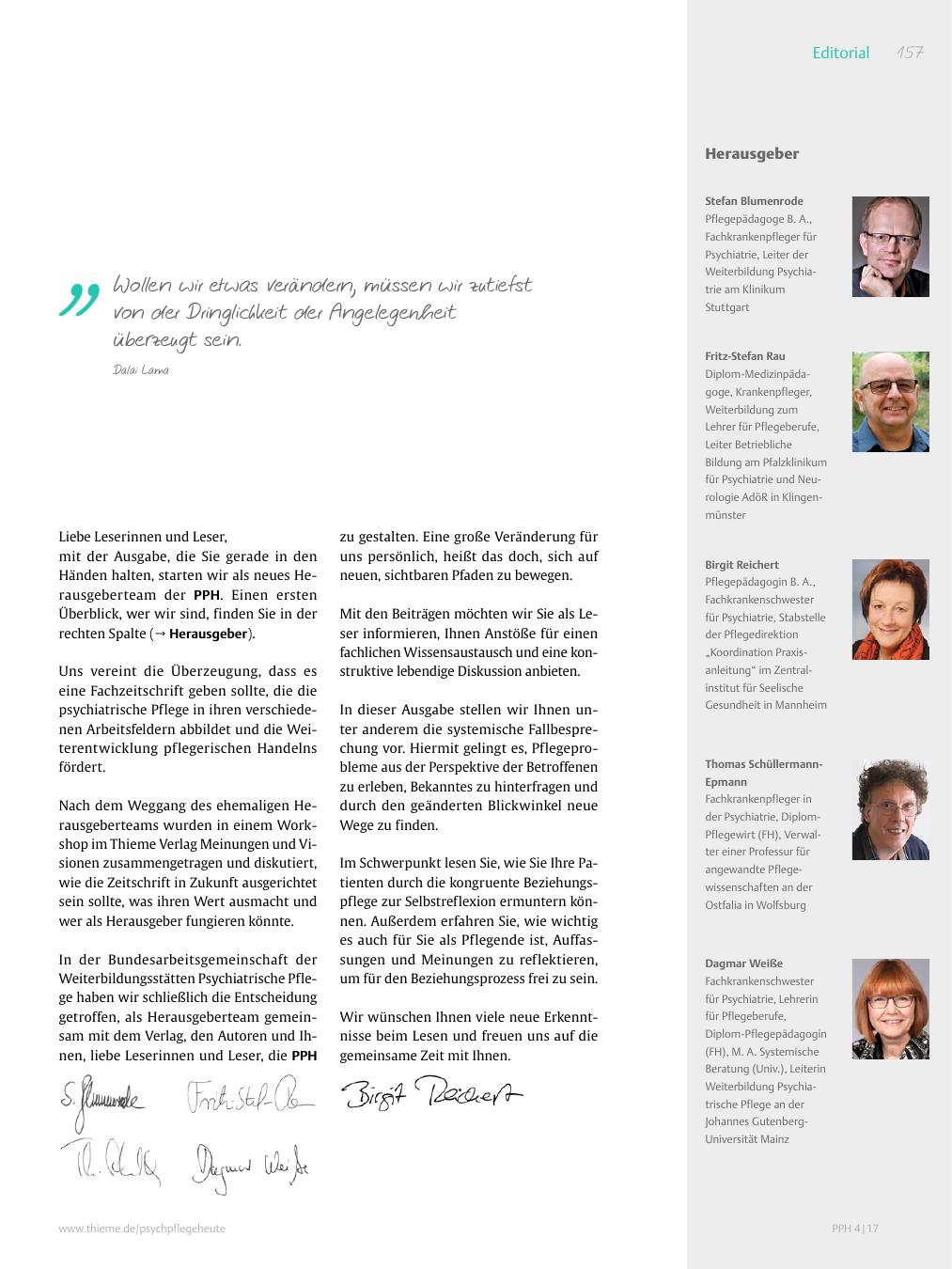 Vorschauseite 1: Editorial