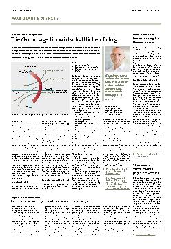 Vorschauseite 1: Die Grundlage für wirtschaftlichen Erfolg.
