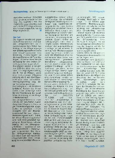 Vorschauseite 2: Erstattung von Differenzbeträgen bei der Pflegeberufe-Ausbildungsumlage