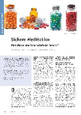 Vorschauseite 1: Sichere Medikation: Risikofaktor oder Sicherheitsfaktor Mensch?