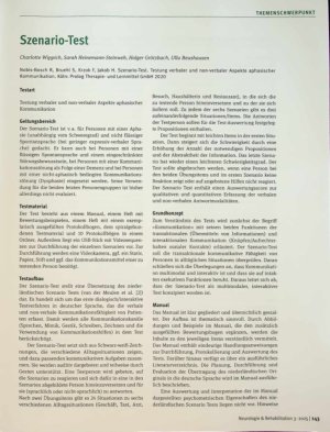 Vorschauseite 1: Szenario-Test