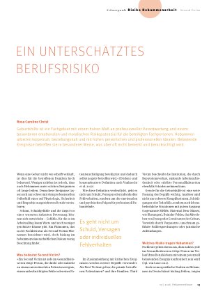 Vorschauseite 2: Ein unterschätztes Berufsrisiko