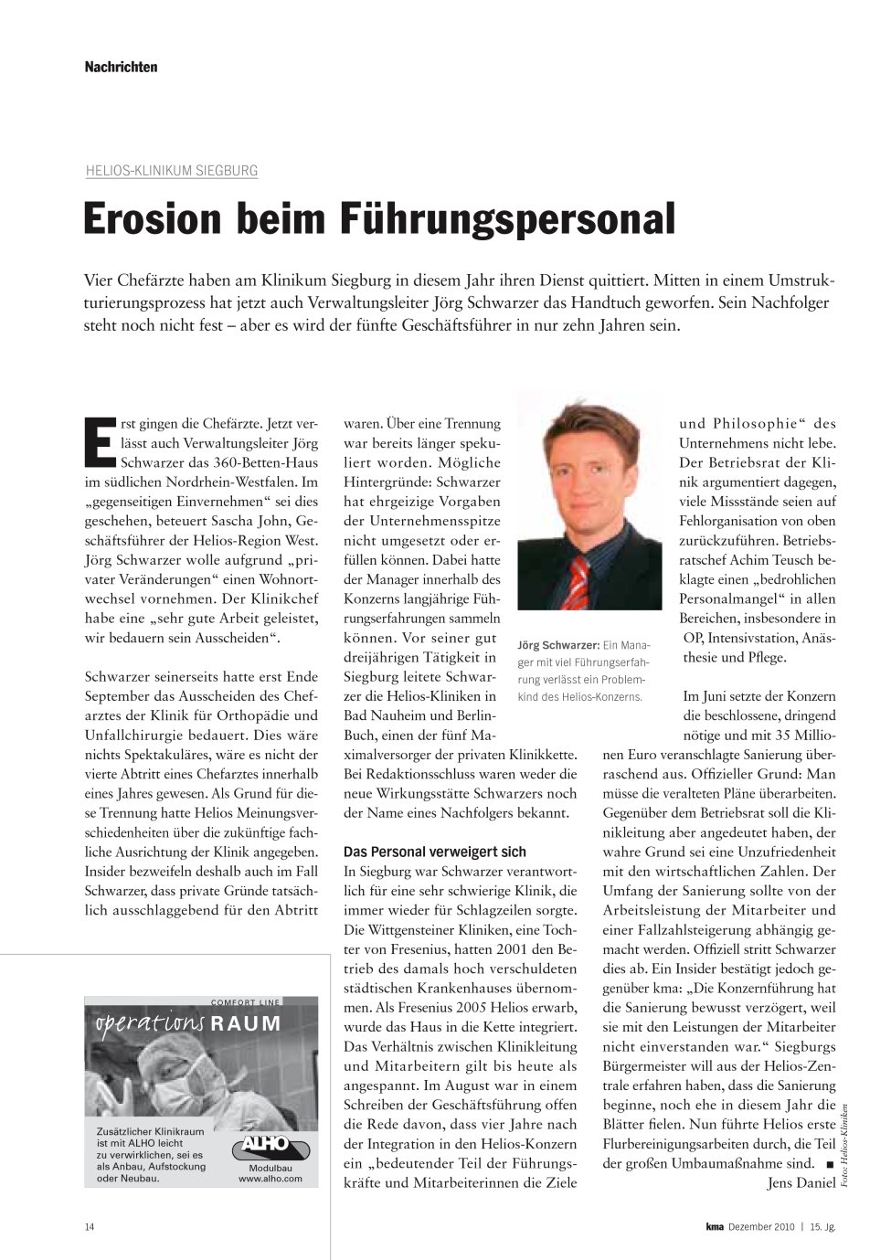 Vorschauseite 1: Erosion beim Führungspersonal