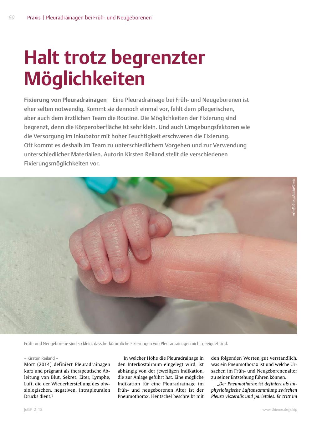 Vorschauseite 1: Halt trotz begrenzter Möglichkeiten