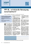 Vorschauseite 1: PPP-RL – wird sie die Versorgung verschlechtern?